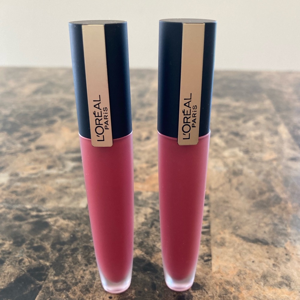2 Loreal Liquid Lipstick #458 Admired